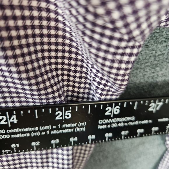 Joseph Bank men's shirt XL burgandy brown check button down - Picture 5 of 8